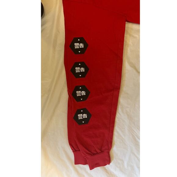 Evangelion Asuka Langley Second Child Anime Graphic Sweatshirt - Red - Size: M - Picture 5 of 13